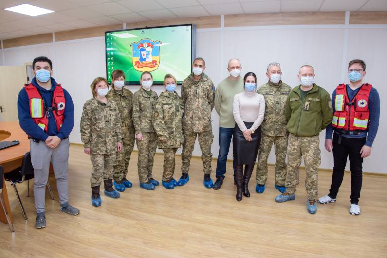 Співпраця з медиками Запорізького військового госпіталю
